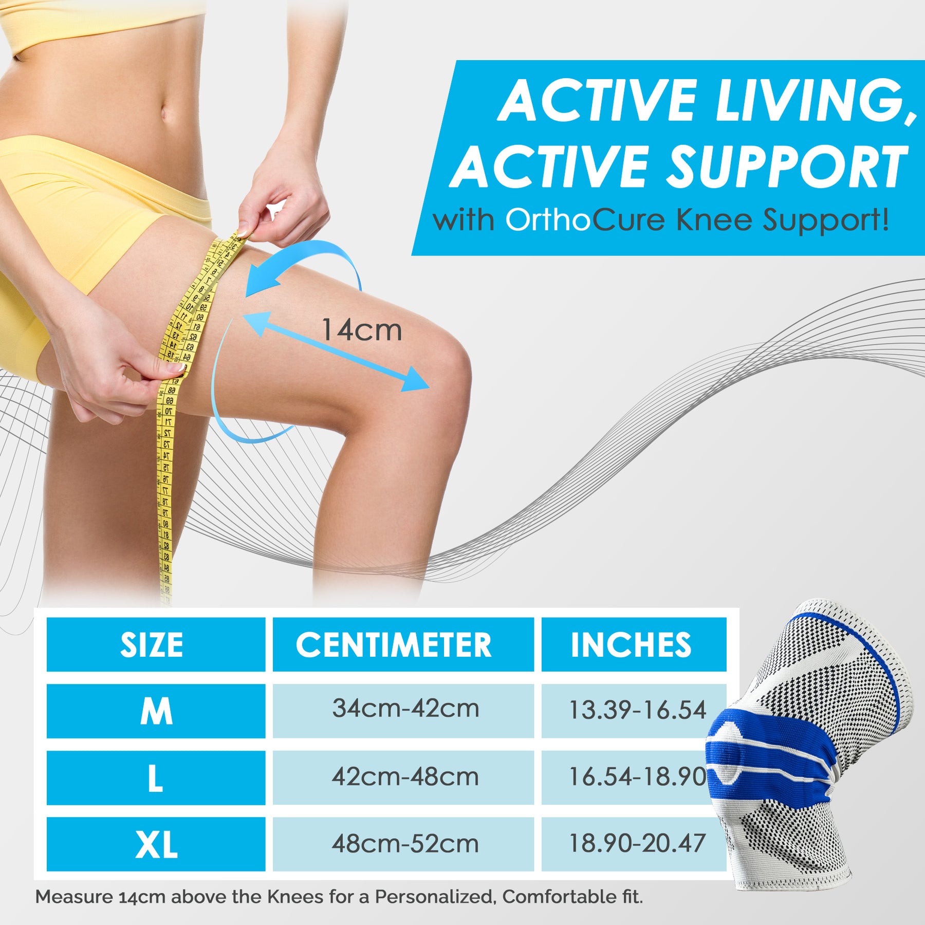 Knee Brace (Open Patella Ring) – Orthocure | We care about your health